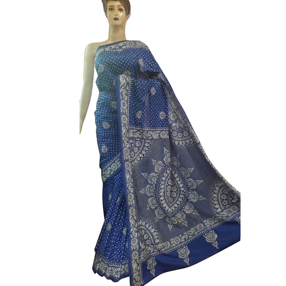 Ladies Kantha Stitched Saree