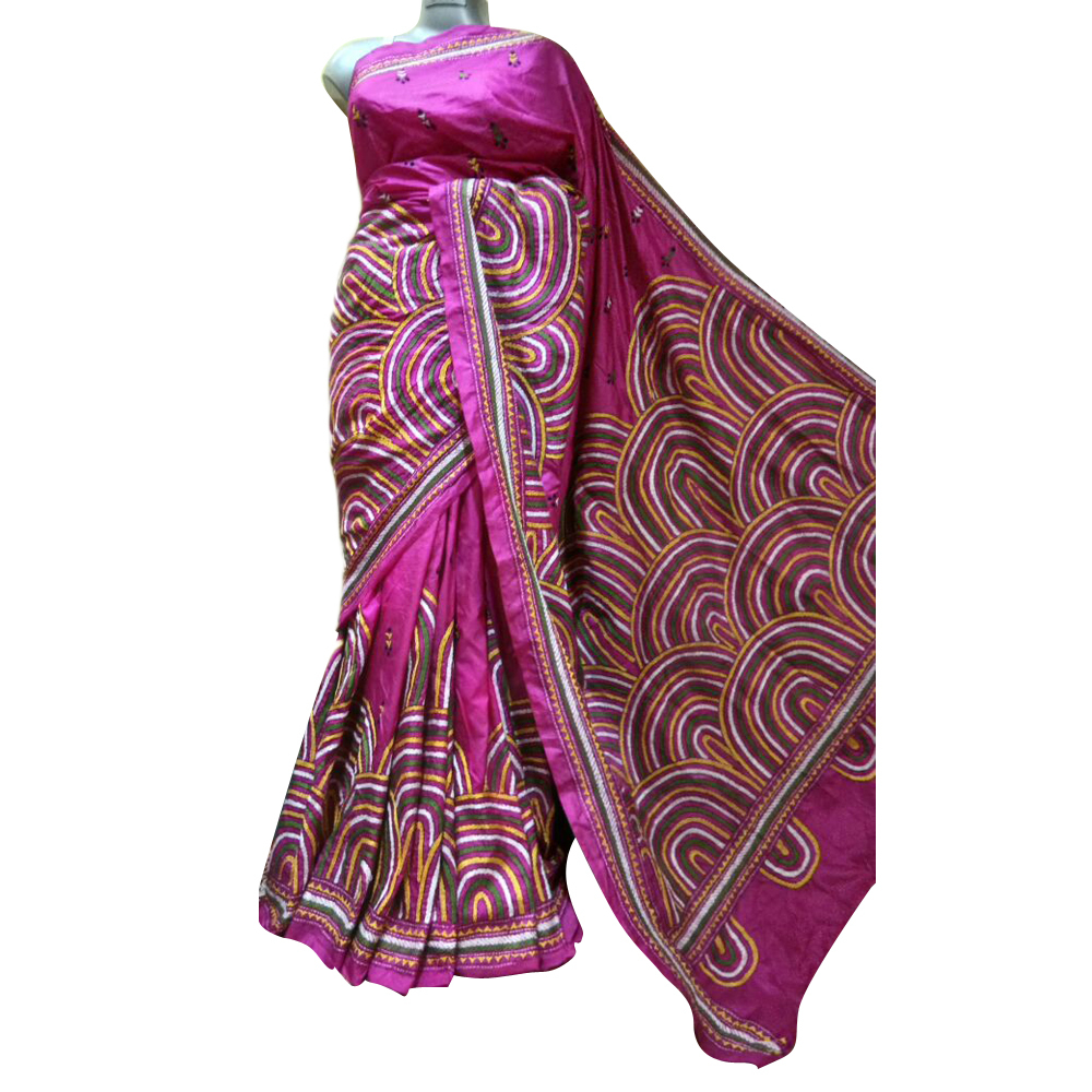 Ladies Gujarati Stitched Saree