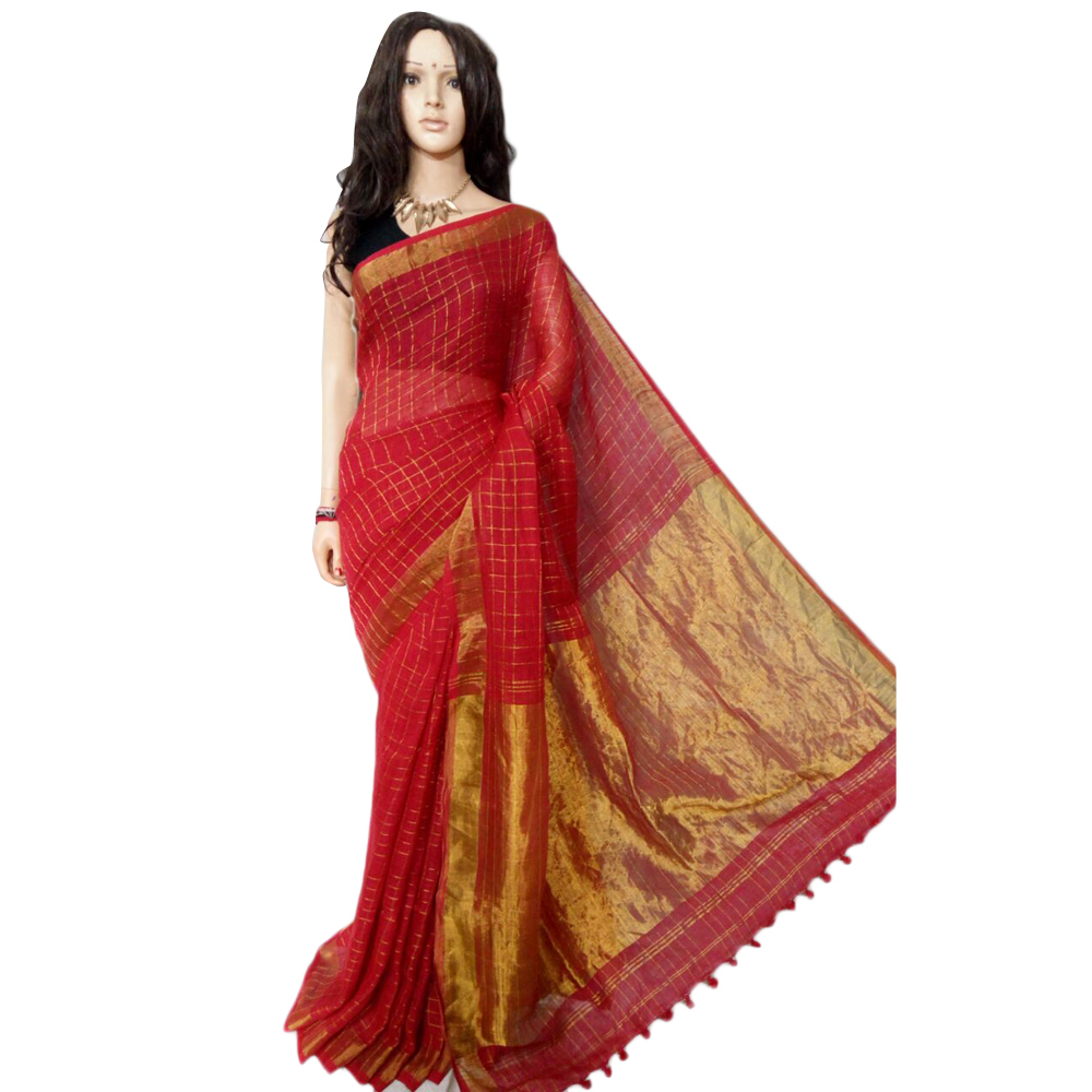 Ladies Handloom Cotton Sarees