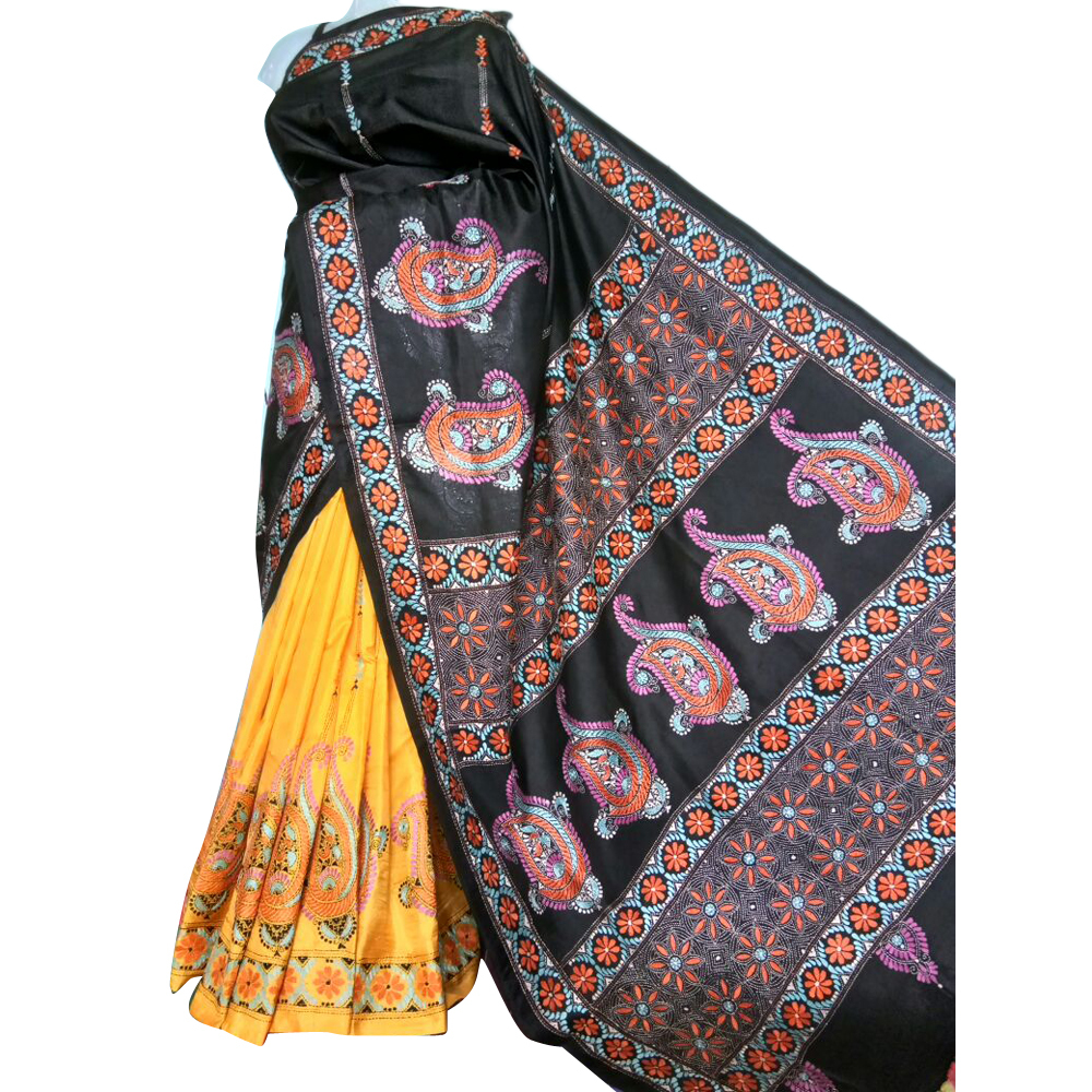Kantha Stitched Saree