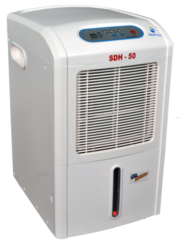Refrigerant Dehumidifier - 355.6x457.2x635 mm, Siemens Grey | 50L/day, Digital Control Panel, Humidity Sensor, 400 sq ft Coverage
