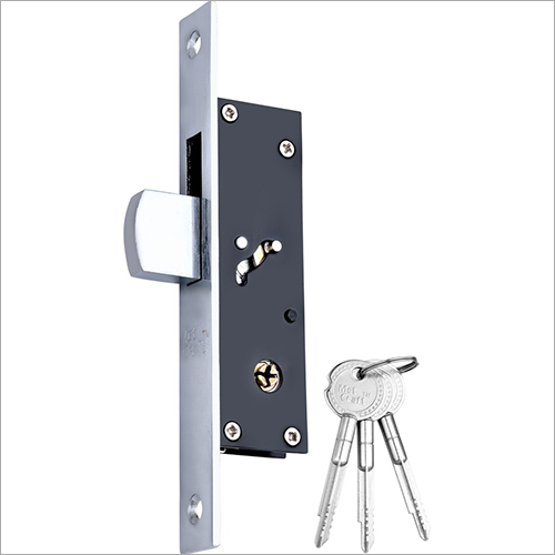 Silver Metcraft Aluminium Wooden Profile Lock (Dead Lock)