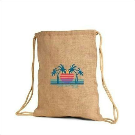 Jute Drawstring Bag