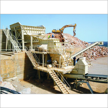 Crusher Plant and Machinery - Steel Material 240 Volt Power White Color | Computerized Electric Drive Type High Strength Jaw and Impact Crusher