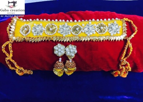 Yellow And Golden Handmade Jewellery