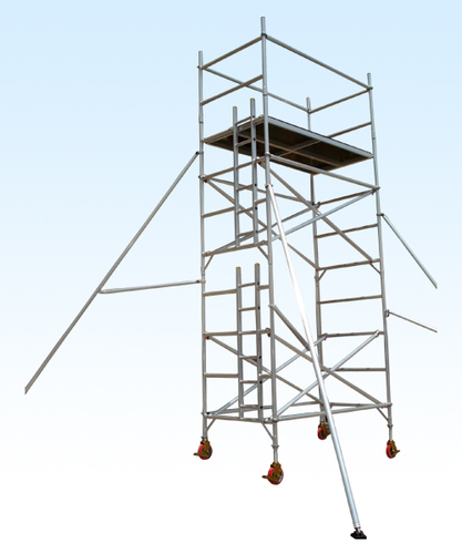 Double Width Aluminum Scaffolding Tower Diameter: 150-200 Millimeter (Mm)