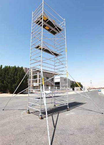 Scaffolding Aluminium Ladder Application: Construction