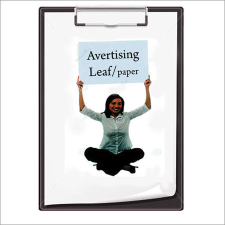 Advertising Leaf Or Paper On Our Product