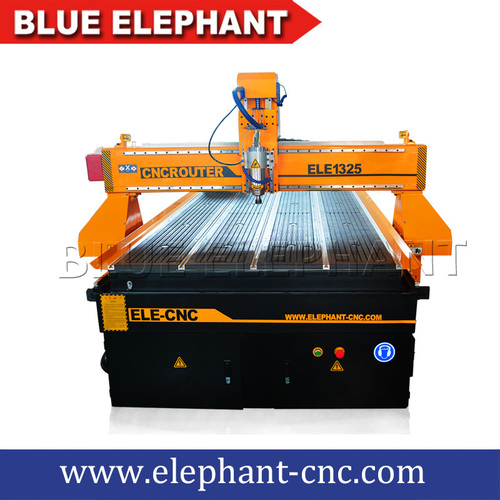 Blue Elephant 4 Axis CNC Router - 1300x2500mm Working Area, 3kw Water Cooling Spindle, High Precision & Low Energy Consumption, Manual Tool Change System