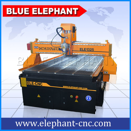 Vacuum Cleaning System 4 Axis Cnc Router With 200Mm Rotary/ Water Cooling Spindle Cnc Machine