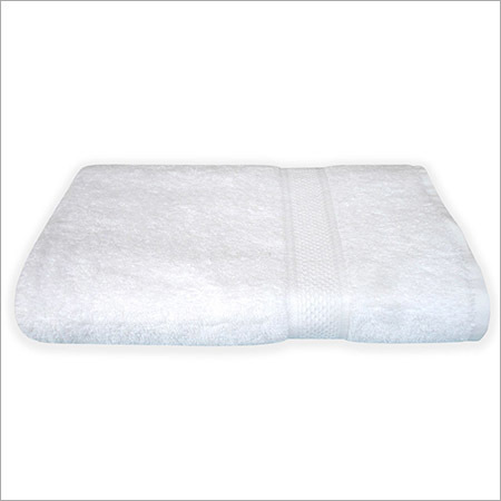 Zero Twist Towels - Cotton, Square Shape, 450-550 Grams | Luxurious White Absorbency
