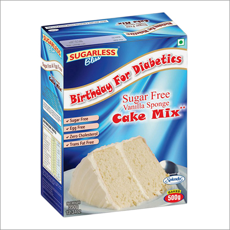 Sugar Free & Egg Less Vanilla Sponge Cake Mix