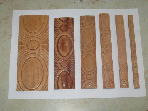 Solid Wood Boards Embossing Moulding