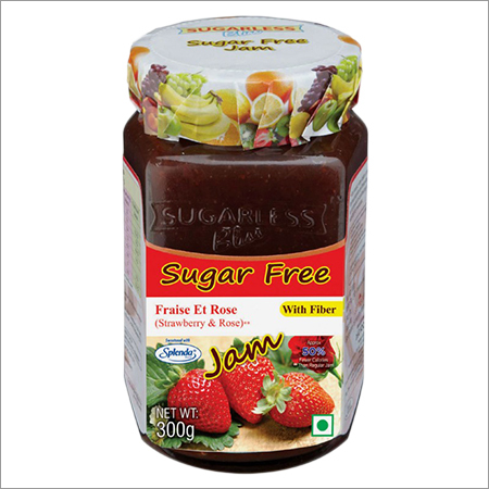 Strawberry And Rose Sugar Free Jam