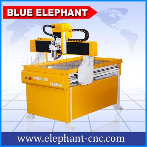 Vacuum Cleaning System Mini Cnc Router, 3 Axis 1.5Kw Water Cooling Spindle Machine Low Price