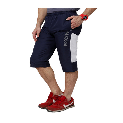 Mens Nevy & White Capri - NS Polyester, Sizes M-XXL | Stylish Design Ideal for Summer, Features Inside High Quality Net