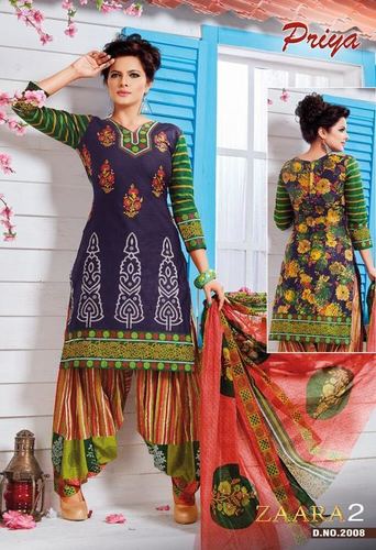 PRINTED COTTON DRESS MATERIAL