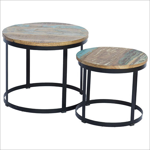 Iron Set Of 2 Tables Design Type: Wheel Throwing