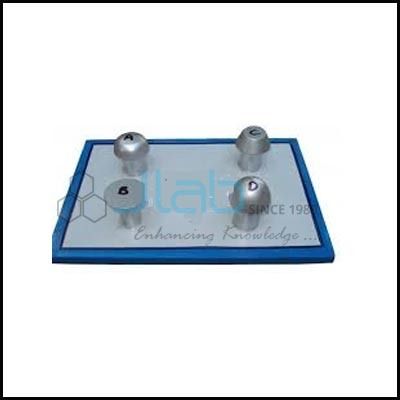 Four Metal Model Rivets Set