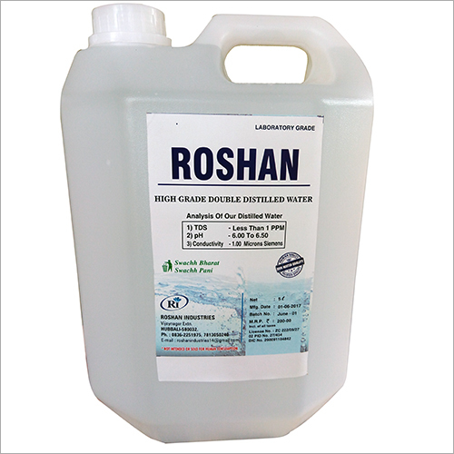 Roshan High Grade Double Distilled Water