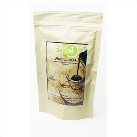 Herbal Green Tea Powder - Liquid Extract, Black Cardamom Variety, Fresh Smooth Health Tea, No Sugar, 6-8 Months Shelf Life