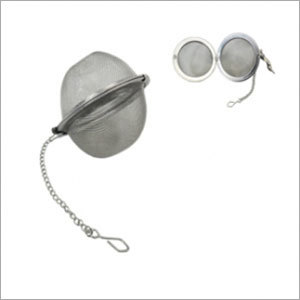 Black And Silver Tea Ball Infuser Dia