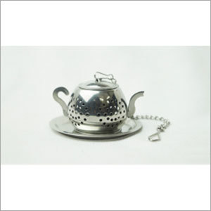Black And Silver Kettle Tea Infuser