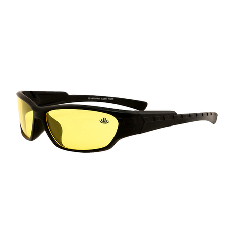 Plastic Mens Yellow & Black Night Drive Sunglasses