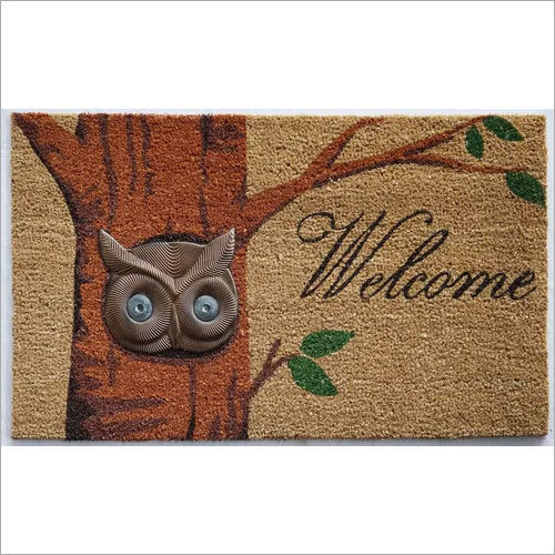 Imprint Owl Door Mat