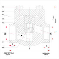 Forged Steel Check Valve Power: Pneumatic Volt (v)