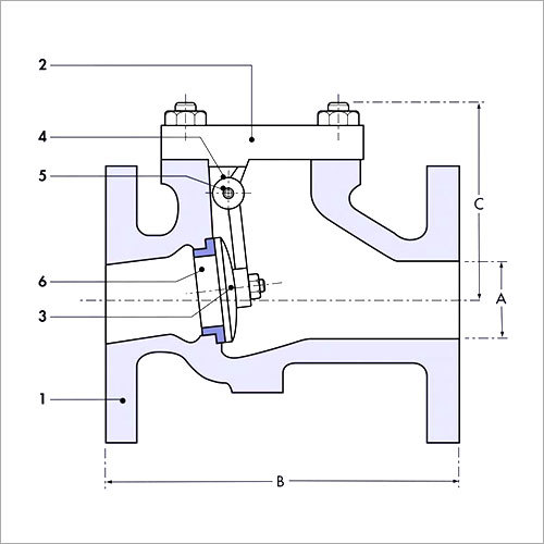 Swing Check Valve Power: Pneumatic Volt (V)