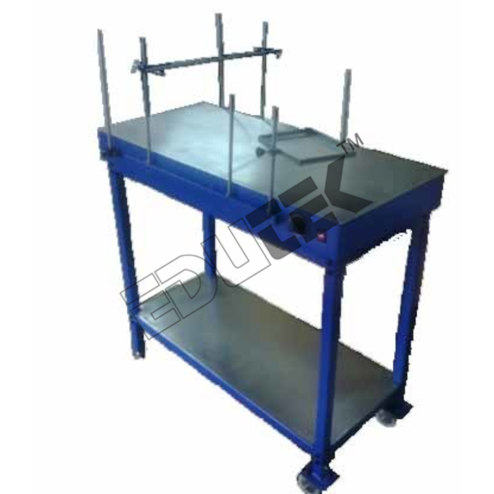 Brodie Operating Table - Stainless Steel, 51"x18"x40" High Design | Equipped with Hot Plate, Sliding Rods, and Optional Accessories