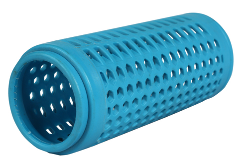 Perforated Plastic Tubes - Color: Blue