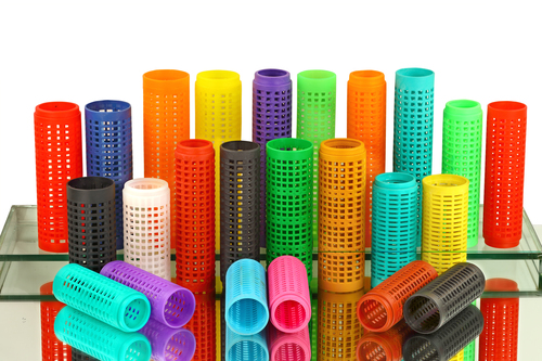 Multicolored Perforated Tubes