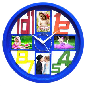 Wall Clock Blue