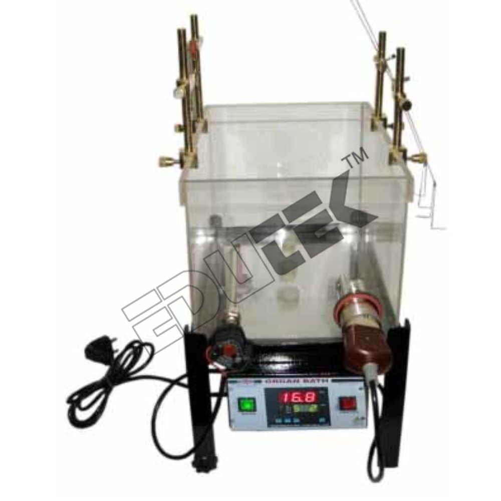 Four Unit Organ Bath - Thick Transparent Acrylic Chambers, Four Glass Inner Vessels, 220v Ac, 50hz Single Phase | Ideal For Tissue Studies & Physiological Experiments