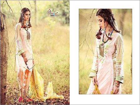 Pakistani Salwar Suit - Cotton Silk with Printed & Heavy Embroidered Top Plus Size 6 Color Options | Anti-Wrinkle Washable Beaded Full Sleeves Seasonal Versatility