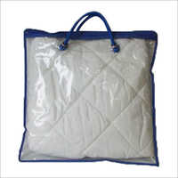 Pvc Bed Sheet Bag - Transparent Zipper Closure | High Strength Handles, Versatile For Bedding Storage, Festive Gifting, And Home Furnishings