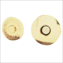 Magnetic Button - Metal, Round, Flatback | Durable Design, Corrosion Resistant, Glossy Finish, Highly Functional for Handbags and Accessories