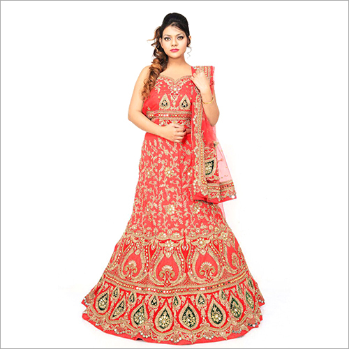 Red Bridal Lehenga