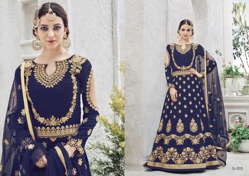 Blue Heavy Bridal Designer Salwar Suit