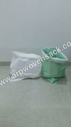 White And Light Green Pp Sugar Bags