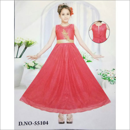 Red Baby Long Frock