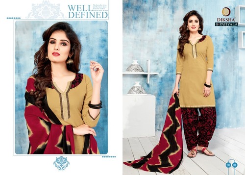 PATIYALA COTTON DRESS MATERIALS