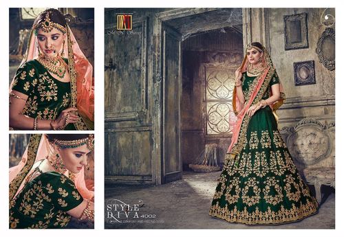 Heavy Designer Party Wear Lahenga Saree