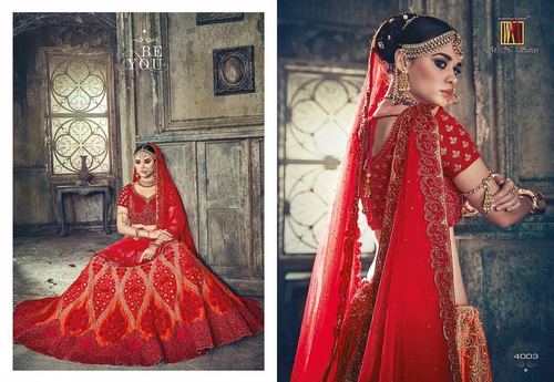 Heavy Bridal Designer Wedding Lahenga Saree