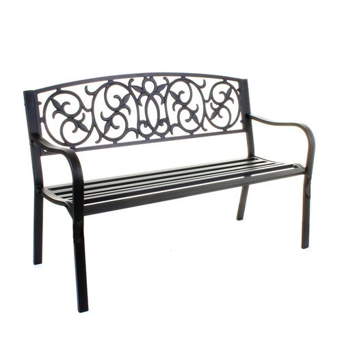 Roj Decor Garden Metal Bench