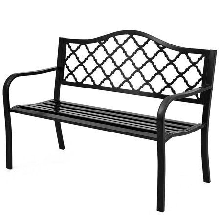 Roj Decor Metal Garden Bench