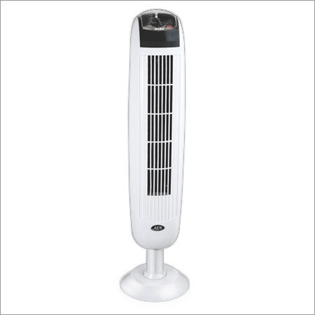 White Satellite Tower Fan