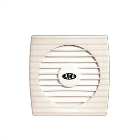 Ventilating Exhaust Fan - Plastic Construction, 4 Inch Size, White Color, Wall Mounted, Remote Operated, Automatic Louvers to Keep Out Dust and Flies